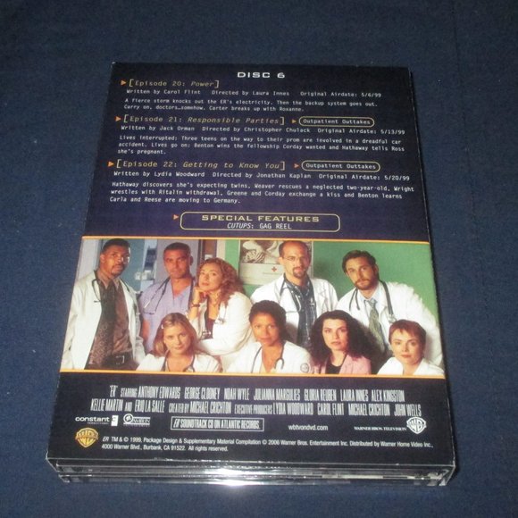 ER - The Complete Fifth Season (DVD, 2006, 6-Disc Set) - Picture 4 of 6